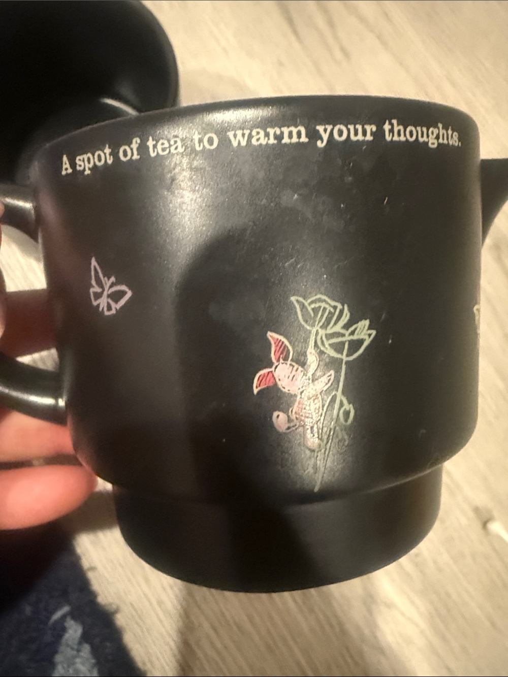 Disney Hallmark Winnie The Pooh Tea Pot & Mug Set Tea For One Stackable - Picture 11 of 15
